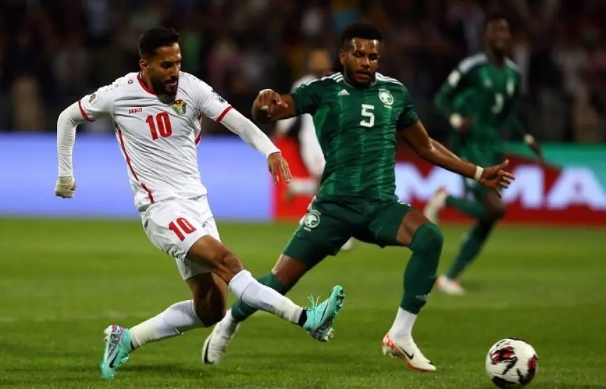 الأخضر ضد النشامى .. موعد مباراة السعودية والأردن القادمة في تصفيات كأس العالم 2026