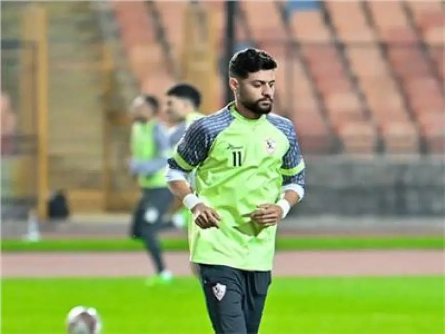 البرد يمنع مصطفى شلبي من مران الزمالك