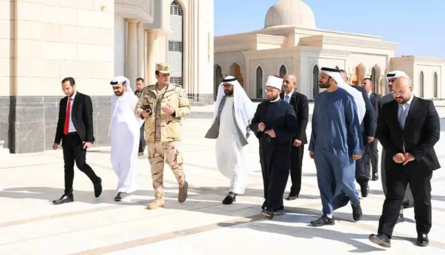 وزير الأوقاف ومدير جامعة محمد بن زايد بإندونيسيا يتفقدان مسجد مصر الكبير ودار القرآن بالعاصمة