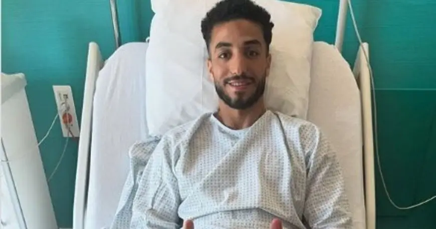 لاعب نيس المصري عبد المنعم يُجري عملية جراحية لعلاج الرباط الصليبي
