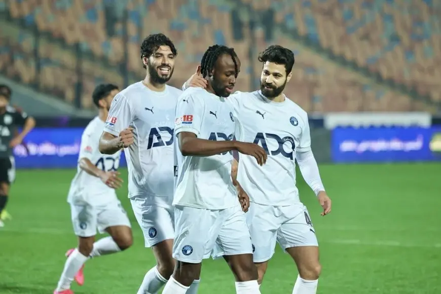 فيستون مايلي يفوز بجائزة أفضل لاعب في مباراة بين بيراميدز وحرس الحدود