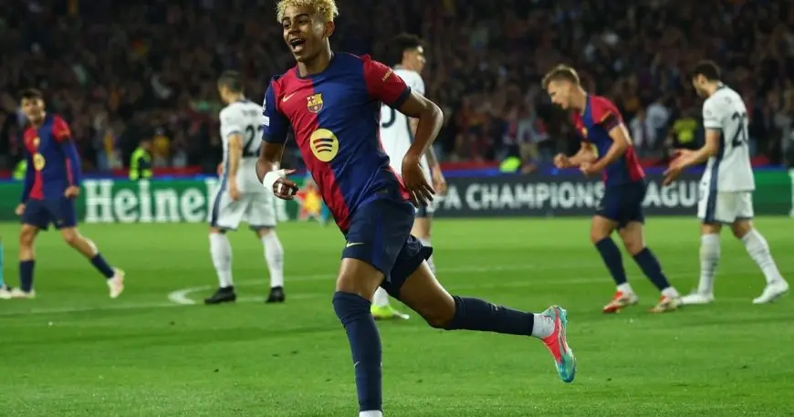 برشلونة يعدل النتيجة أمام إنتر في شوط أول مليء بالإثارة