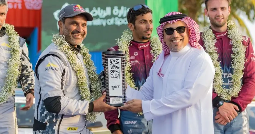 السعودي العطية يفوز بالمركز الأول في رالي السعودية والراشد يحصد المركز الثالث!