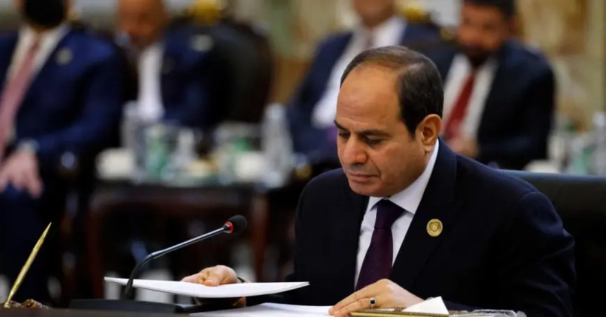 رئيس مصر يجتمع مع نائب رئيس الوزراء العراقي لتعزيز التعاون بين البلدين