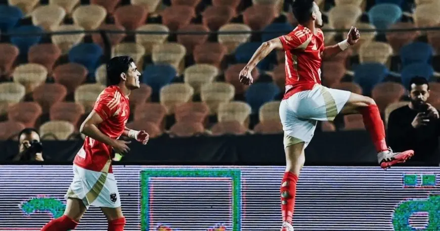 بعد كبوة بيراميدز.. شاهد كيف احتفل الأهلي وحرس الحدود!