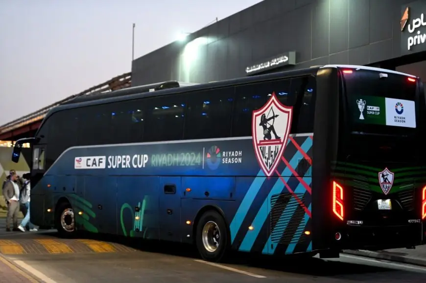 فيديو: بالصور.. حافلة فريق الزمالك تصل إلى ستاد القاهرة بشكل مذهل استعداداً لمواجهة البنك الأهلي!