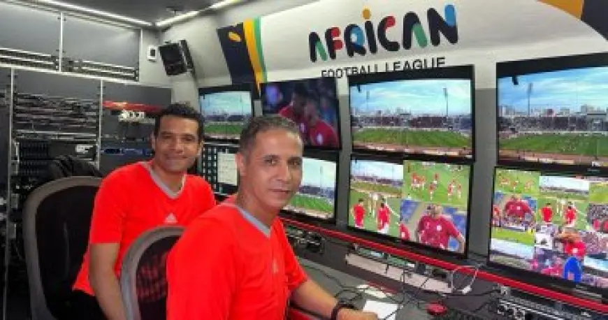 مفاجأة في كأس أمم أفريقيا: حسام عزب ومحمود عاشور يستخدمان تقنية الفيديو لقيادة مباراة نارية!