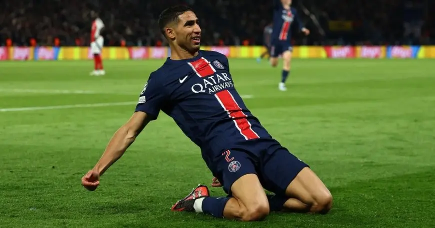 إنهاء مذهل لأمنيات أرسنال! أشرف حكيمي يحطم آمالهم في الوصول لنهائي دوري أبطال أوروبا