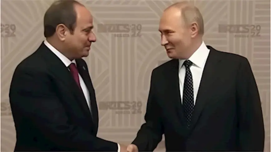 بوتين يُفاجئ الجميع بلقاء الرئيس السيسي في حفل عشاء بالكرملين!