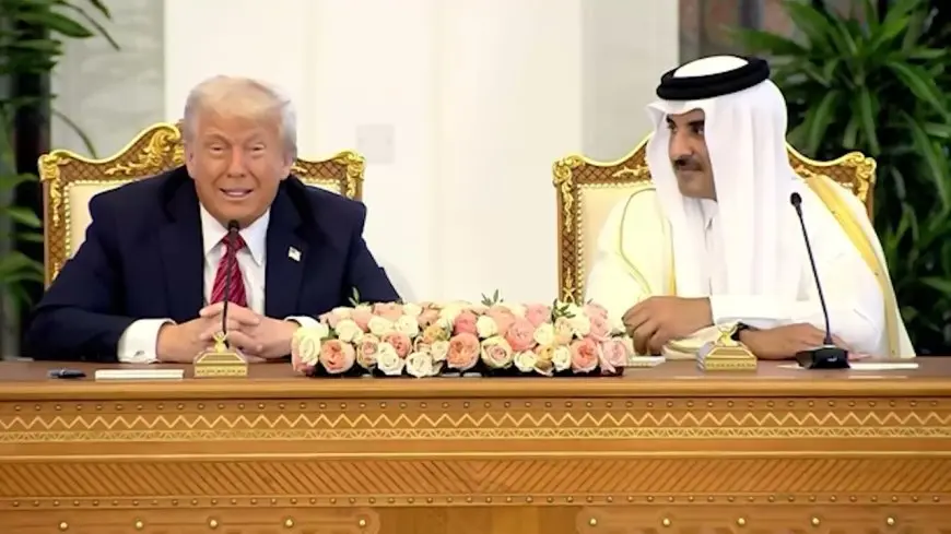 ترامب يفجر مفاجأة في الشرق الأوسط: زيارته النارية لقطر تُفتح الباب لجولة في الإمارات!