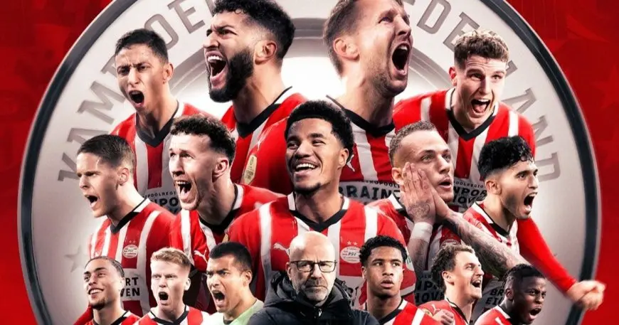 بعد ركلات الترجيح المثيرة.. صيباري يقود آيندهوفن للفوز بلقب الدوري الهولندي!