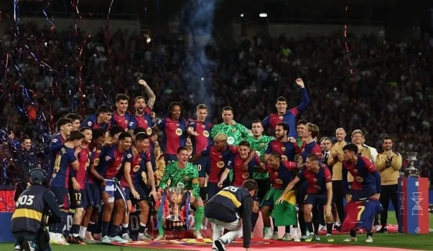 برشلونة يتلقى صدمته الكبرى بخسارته الأولى في الدوري الإسباني – شاهد الفيديو الرهيب الذي يظهر ليلة التتويج!