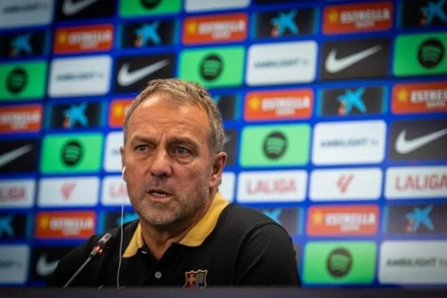 بالفيديو: برشلونة يبهر الجماهير بإعلان تجديد عقد فليك حتى 2027!