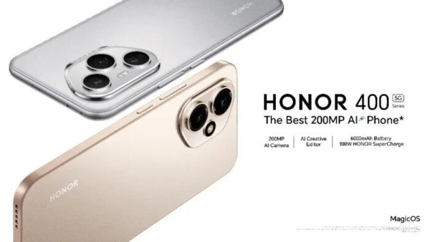 “استعراض خاص: اكتشف أحدث تقنيات الذكاء الاصطناعي في سلسلة HONOR 400 لتجربة أداء استثنائية!”