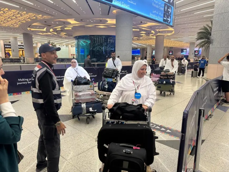 وصول 9360 حاجا مصريا إلى مكة! تعرف على تفاصيل البعثة الكبرى من بعثة القرعة الى المملكة العربية السعودية!