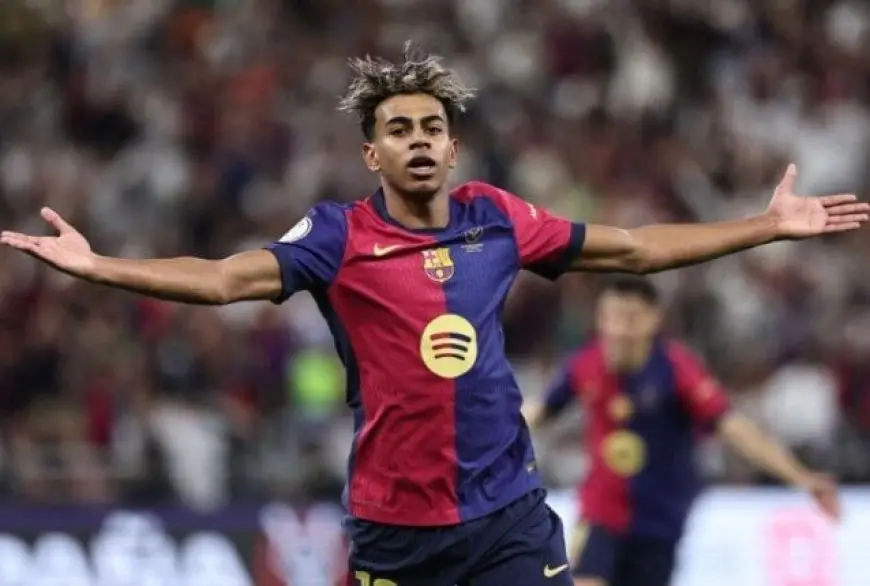 بالصور: برشلونة يعلن تجديد عقد لامين يامال حتى عام 2031!