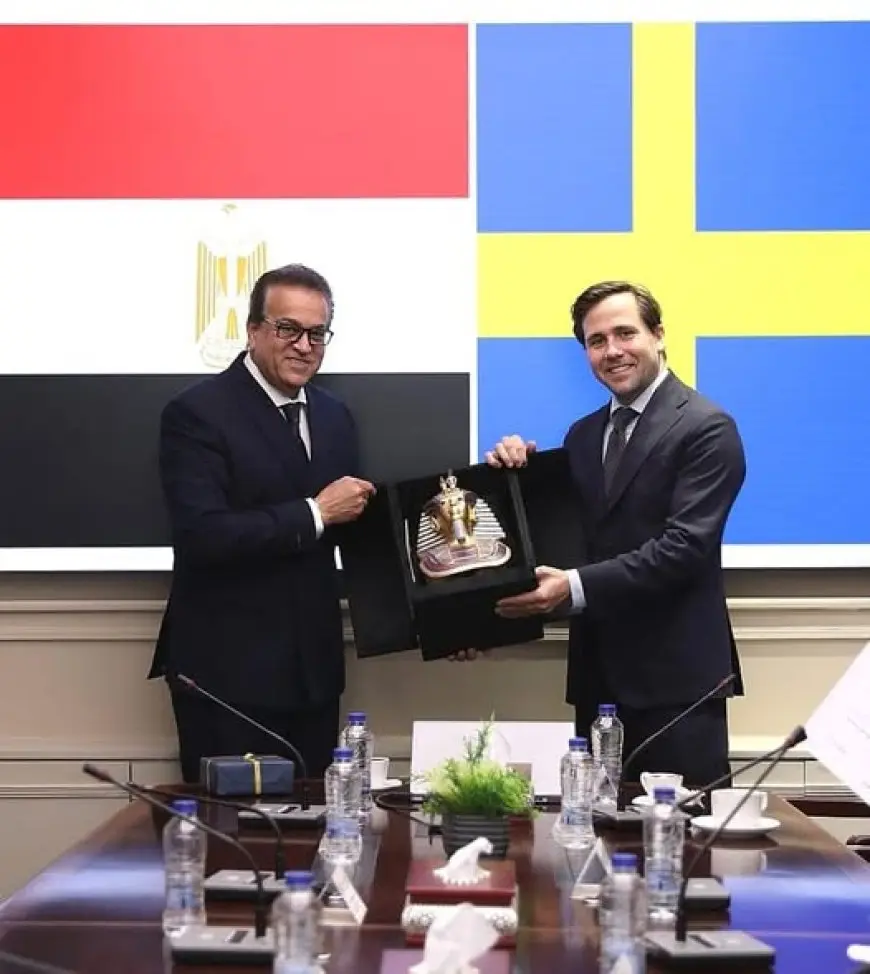 وزير الصحة يفتح باب الاستثمار الصحي مع الوزير السويدي! تعرف على آخر التفاصيل حول دعم الجرحى الفلسطينيين