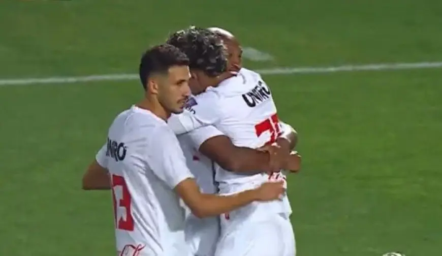 صورة: محمد السيد يسجل هدفاً رائعاً للزمالك في مباراة ضد فاركو! تفضلوا بمشاهدة الفيديو الآن