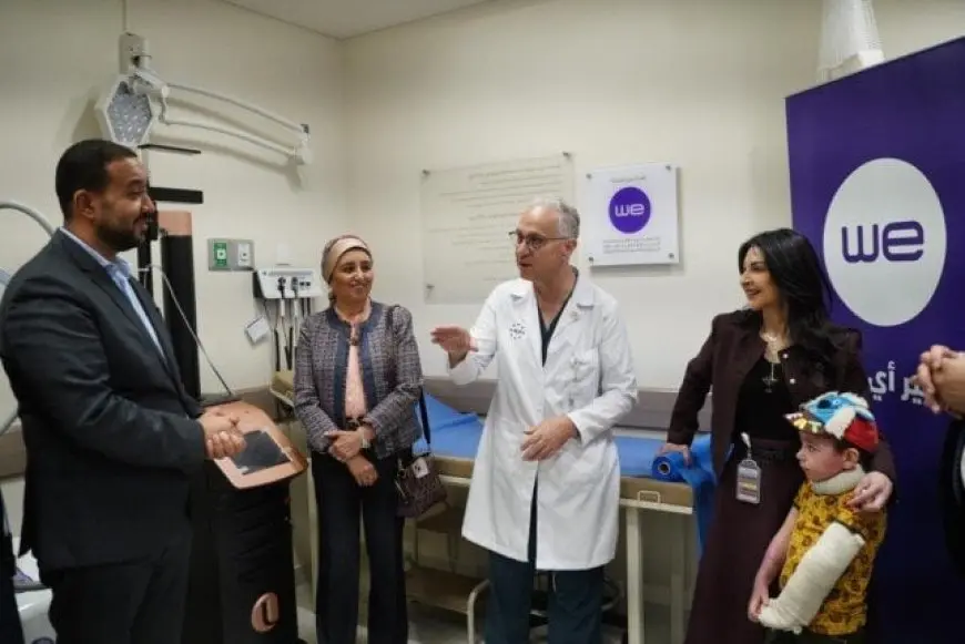 المصرية للاتصالات WE تنقل طلقة الأمل لمرضى الحروق مع جهاز ليزر مذهل في أهل مصر!