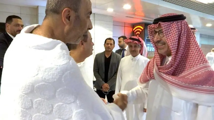سفير المملكة يودع فلسطينيين مميزين في مطار القاهرة!