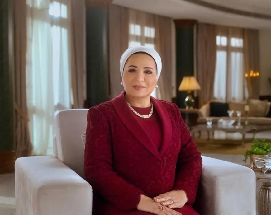 السيدة انتصار السيسي تتمنى من الله أمل وخير في عيد الأضحى!