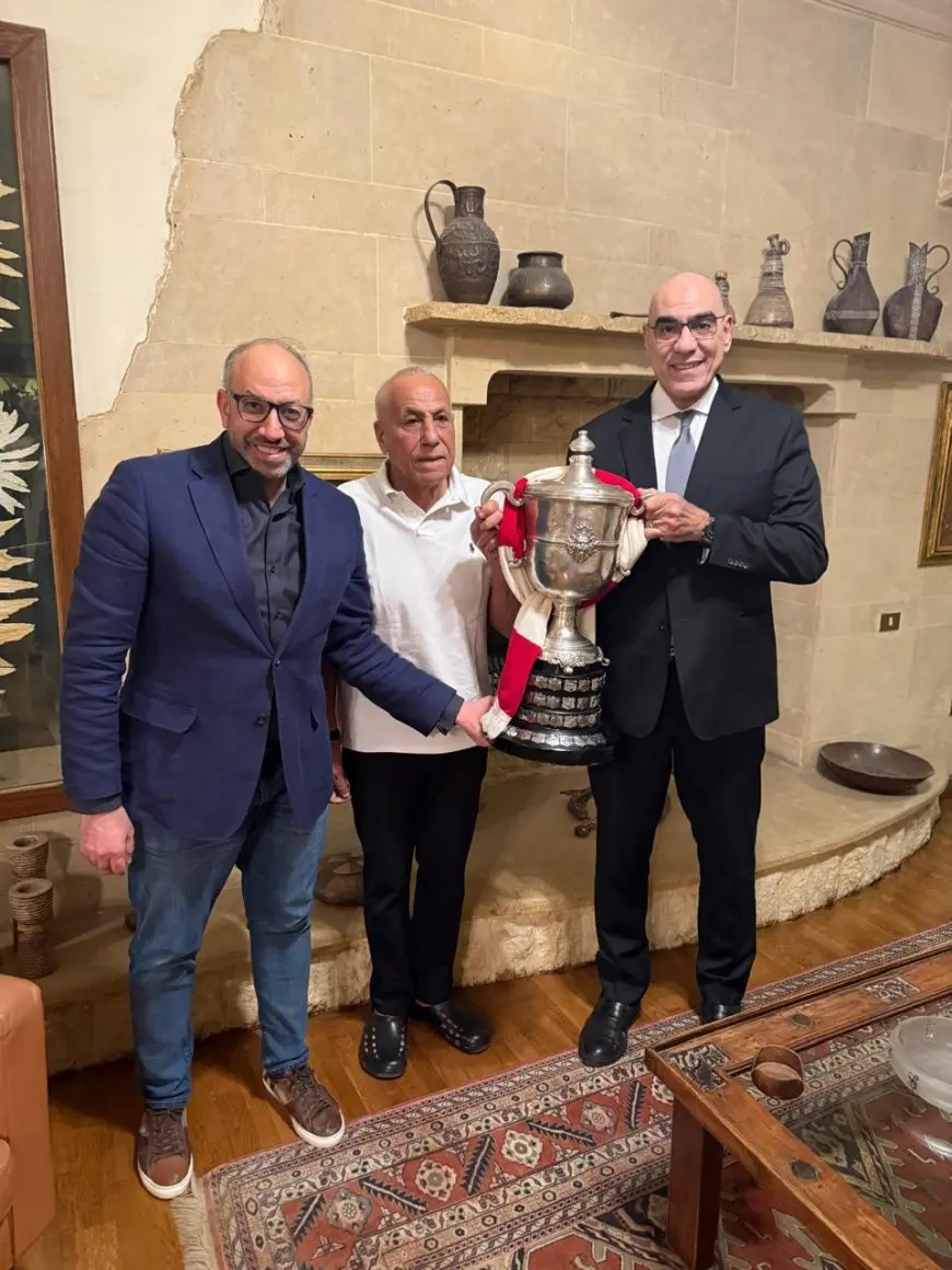 كواليس زيارة هشام نصر المفاجئة لرئيس نادي الزمالك.. شاهد الفيديو الآن!
