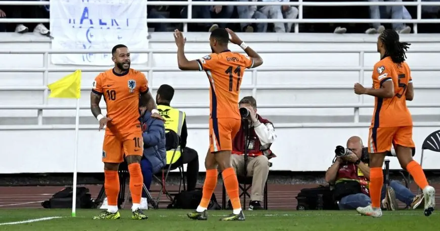 ديباي يحقق فوزاً كبيراً على فنلندا ويتحدى فان بيرسي في عرش هولندا!