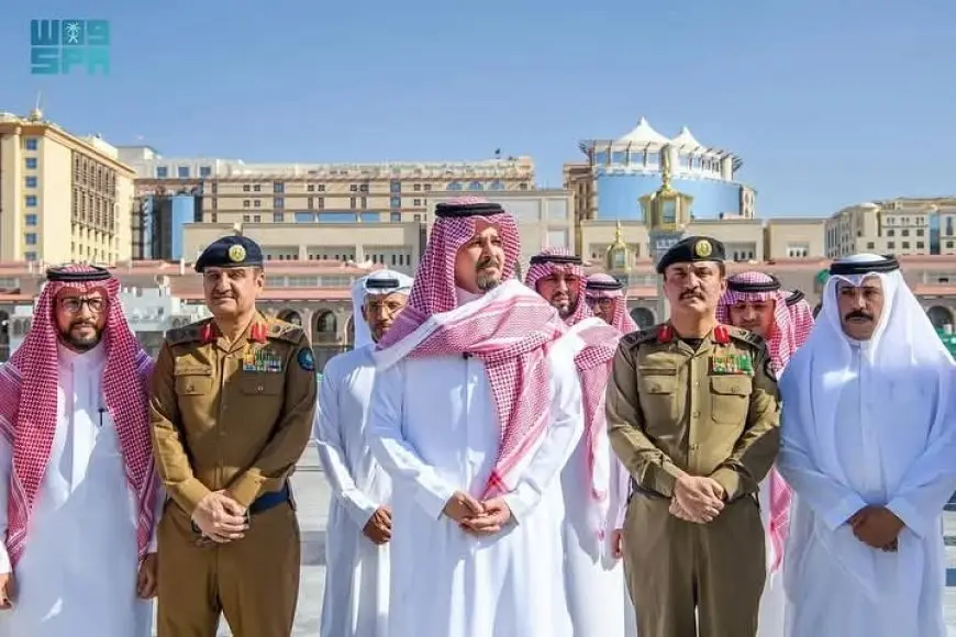 أمير المدينة المنورة يزور المسجد النبوي ويفاجئ الجميع!