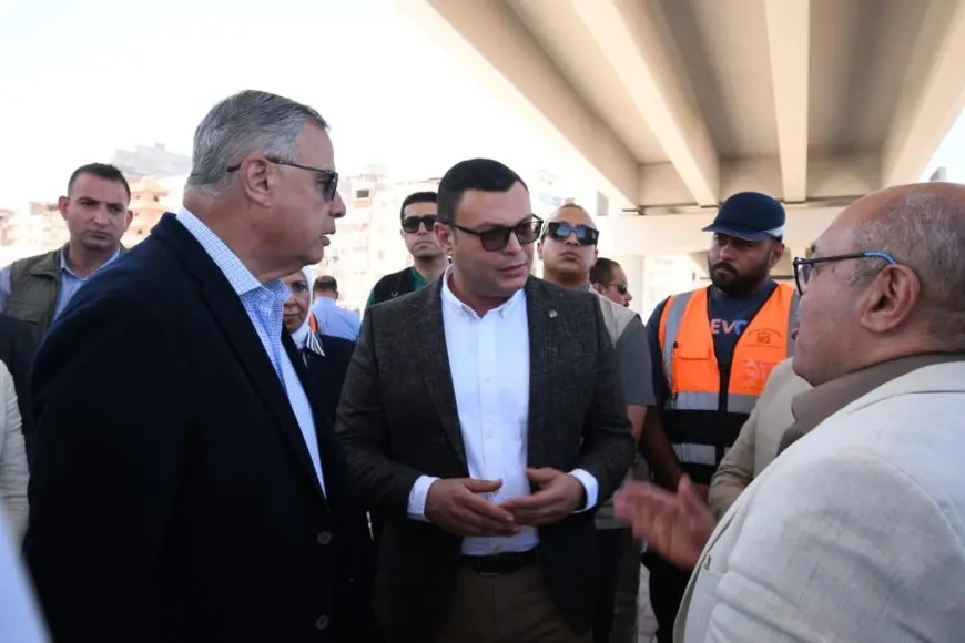 وضعوا أيام المرور خلفهم… اكتشف كيف قام وزير الإسكان ومحافظ الإسكندرية بتفقد مشروع كوبري 45!