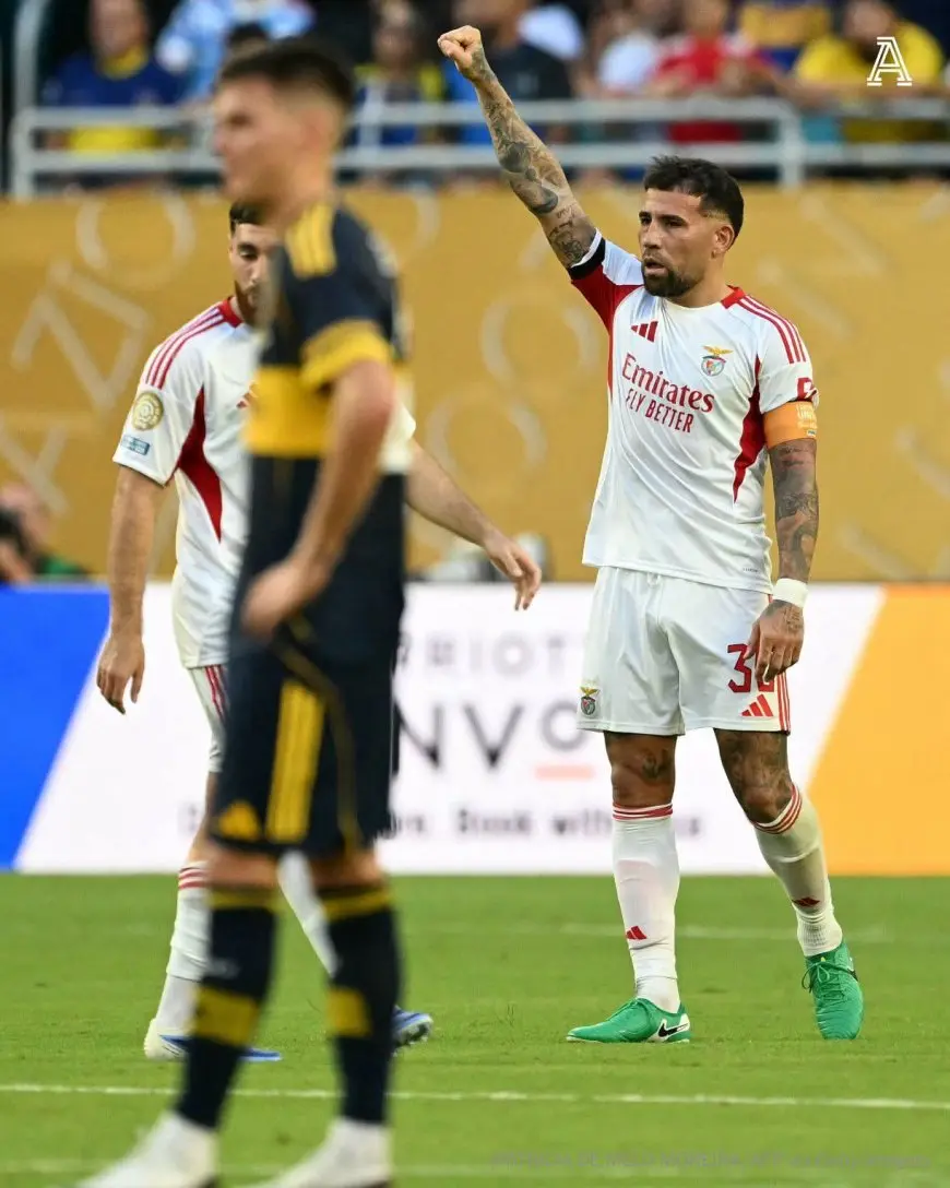 بالفيديو: بنفيكا يجبر بوكا جونيورز على تعادل مثير في كأس العالم للأندية