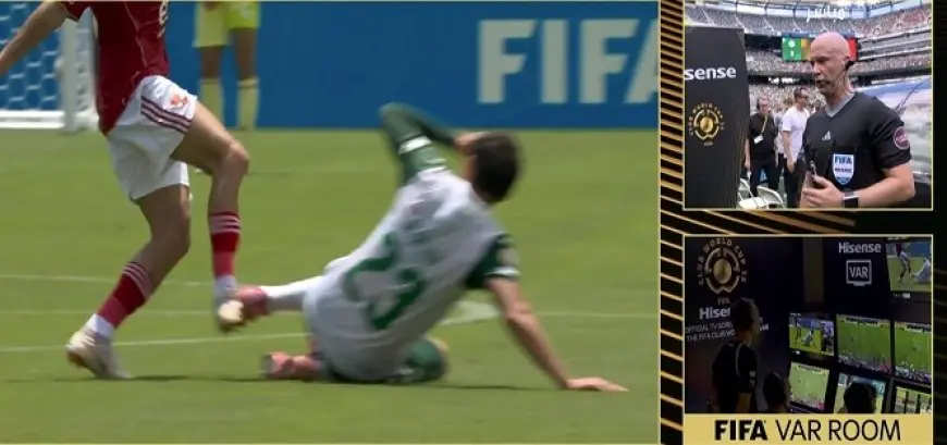 الفيديو الصادم: الفار يتدخل لإلغاء طرد لاعب بالميراس بسبب تدخل عنيف على زيزو!