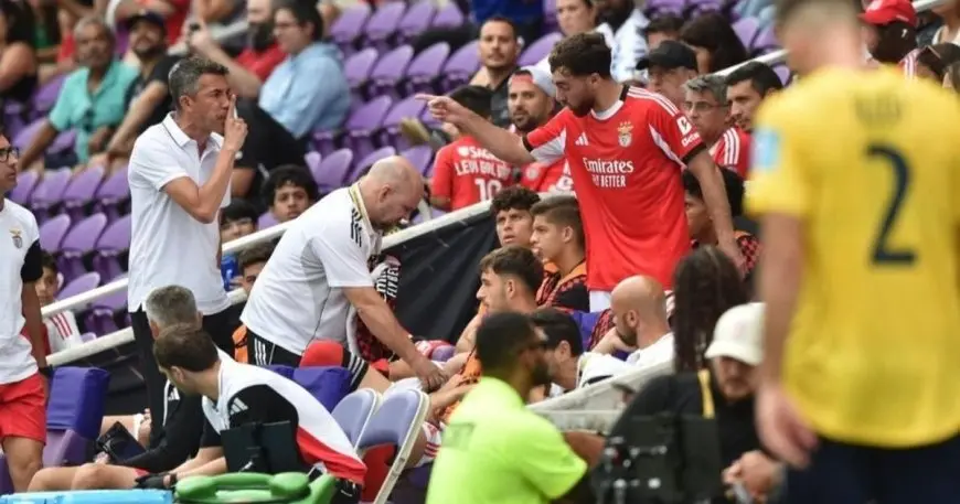 مدرب بنفيكا ولاعبه في شجار حاد على غرار نجوم الكرة!