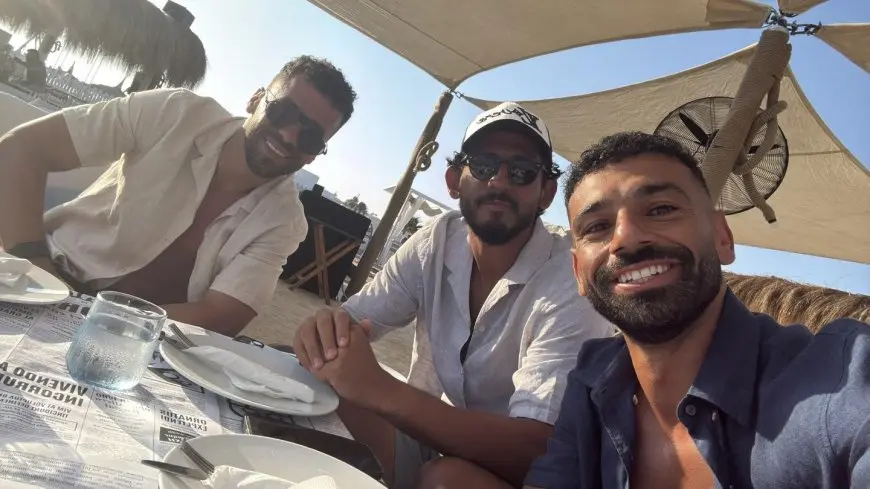 بالصور: عطلة صيفية مثيرة لمحمد صلاح مع حجازي والسعيد!