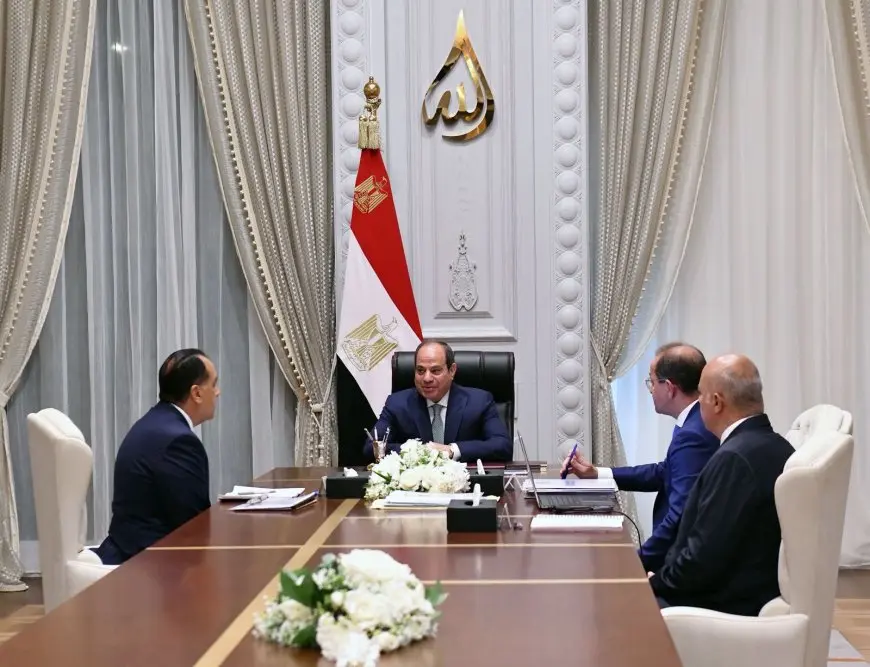 السيسي يجتمع مع مدبولي وكجوك للكشف عن خطة العام المالي الجديد!