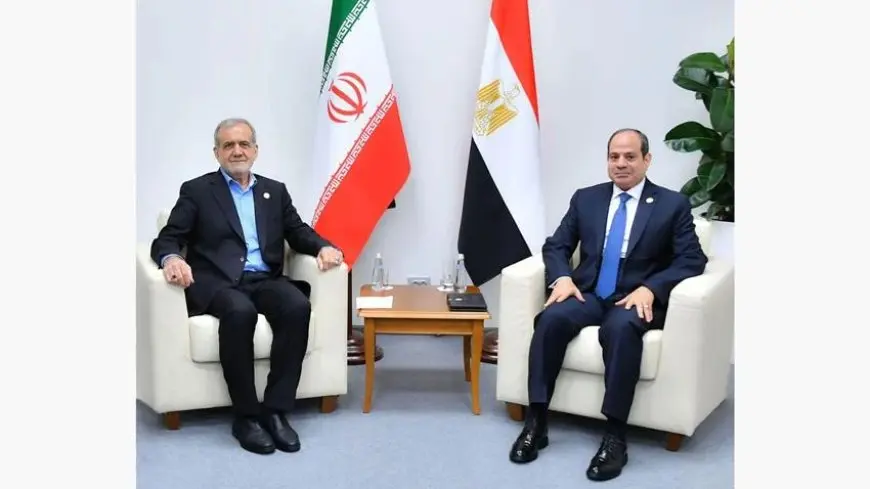 رئيس إيران يشيد بدور مصر في استعادة الاستقرار بالمنطقة!