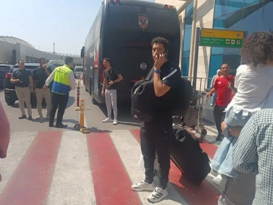 بالصور: عودة الأهلي إلى مصر بعد جولة ناجحة في أمريكا!