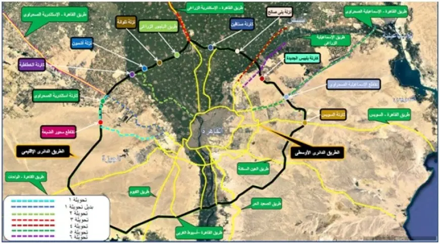 تحويلات مرورية مثيرة على الطريق الدائري الإقليمي خلال أعمال الصيانة – شاهد الصور!