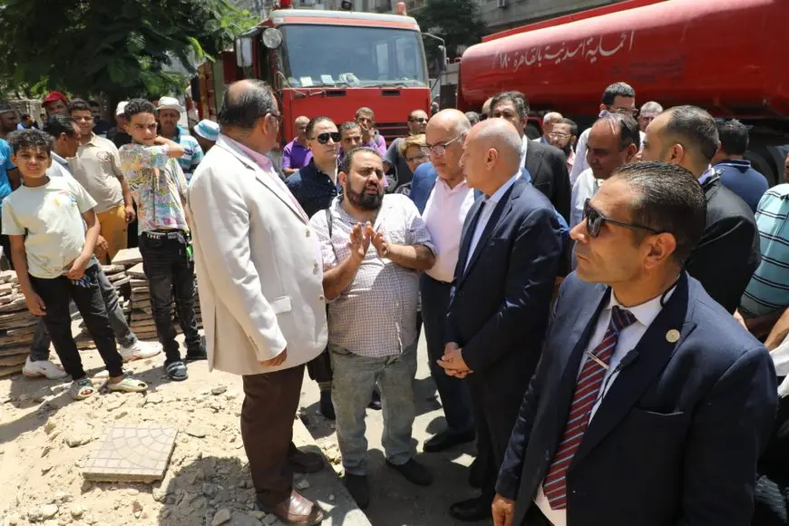مفاجأة: محافظ القاهرة ينقذ سنترال رمسيس من اللهب ويتفاعل بشكل مثير مع الحدث! صورة