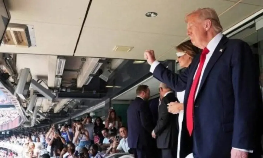 “كشف مذهل: ترامب يظهر بشكل مفاجئ في نهائي كأس العالم للأندية! ما الذي يخطط له في الذكرى السنوية لمحاولة اغتياله؟”