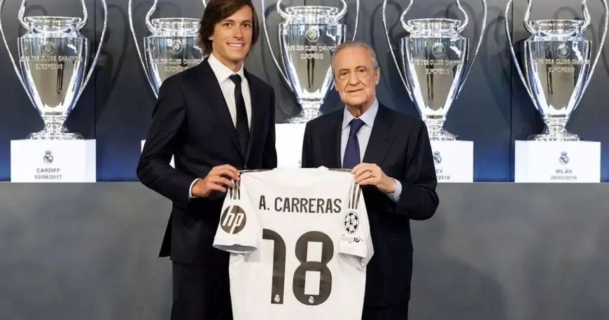 “صفقة مدوية! كاريراس ينضم إلى ريال مدريد ويحصل على الرقم 18”