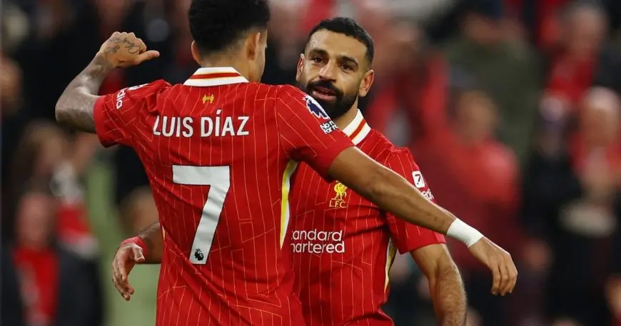صلاح يوجه ضربة قاسية لدياز في تدريبات ليفربول! السبب؟ شاهد الفيديو المثير!