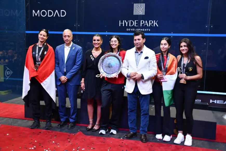 وزير الرياضة يحضر الحدث الرياضي الأكبر على الإطلاق! تعرف على تفاصيل ختام بطولة العالم للناشئين في الإسكواش 2025!
