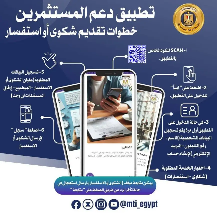 كيف تقدم شكواك بسهولة عبر تطبيق دعم المستثمرين الجديد