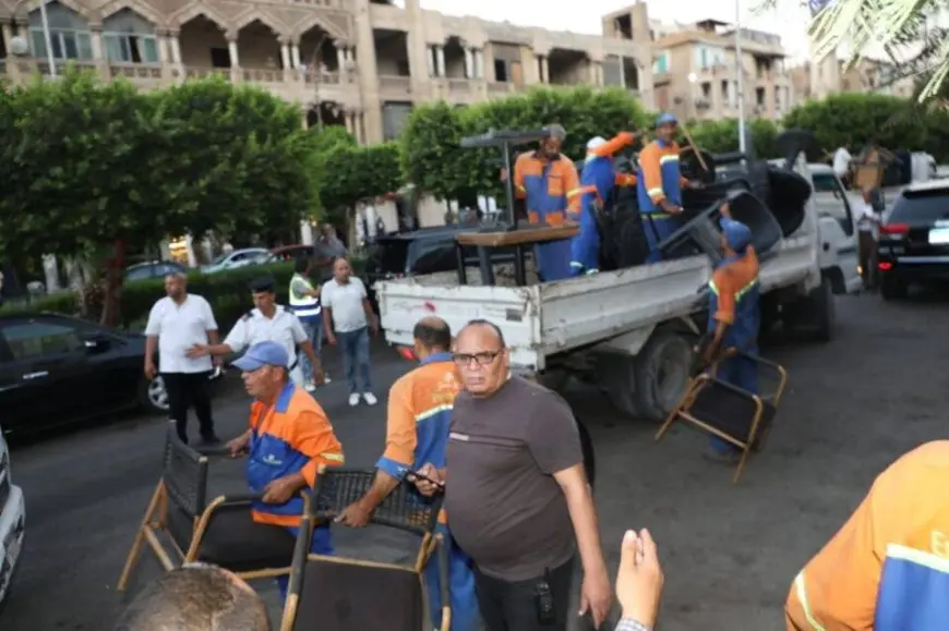 محافظ القاهرة يقود حملة مفاجئة لإعادة الانضباط بميدان الإسماعيلية في مصر الجديدة