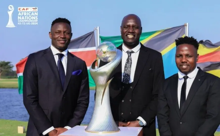 كاف يعلن عن التصميم الجديد لكأس بطولة أمم إفريقيا للمحليين