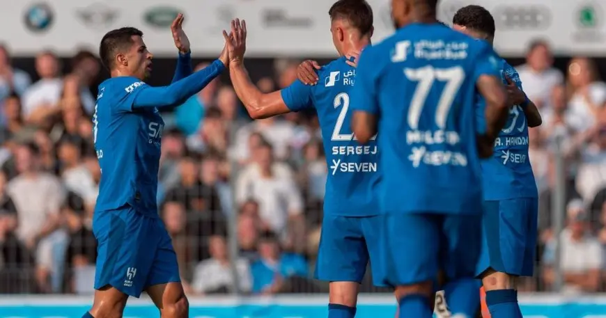 الهلال يحقق فوزاً ساحقاً على بالينغن بسداسية في أول مباراة ودية تحضيراً للموسم الجديد