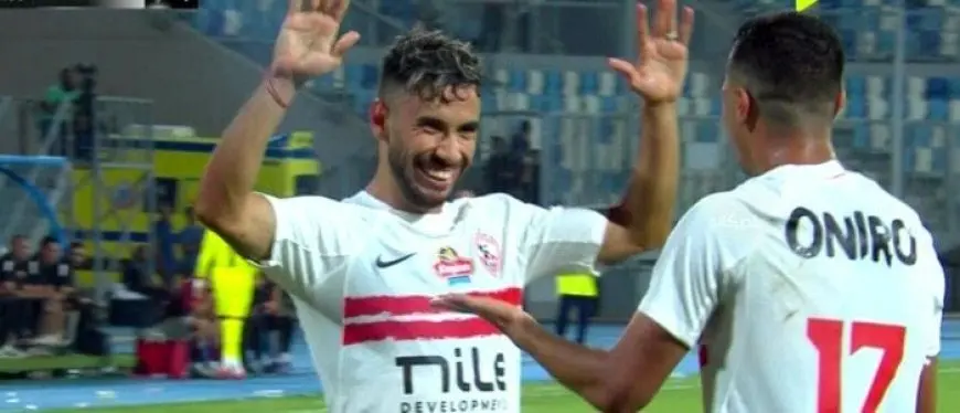 ناصر ماهر يسجل الهدف الأول للزمالك في شباك سيراميكا كليوباترا بالدوري فيديو