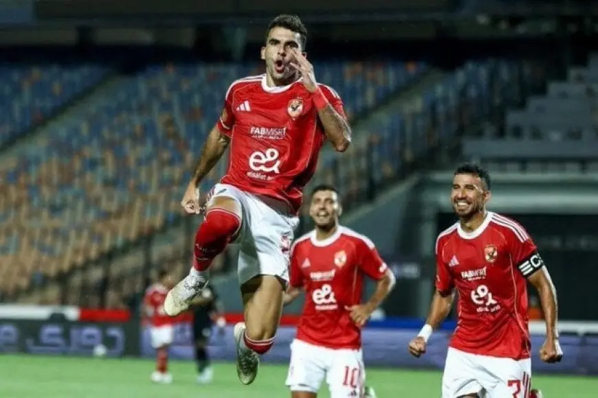 الأهلي يسجل هدفين في الشوط الأول ويتفوق على فاركو