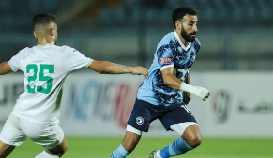 المصري يتفوق بالتعادل أمام بيراميدز ويتصدر الدوري الممتاز