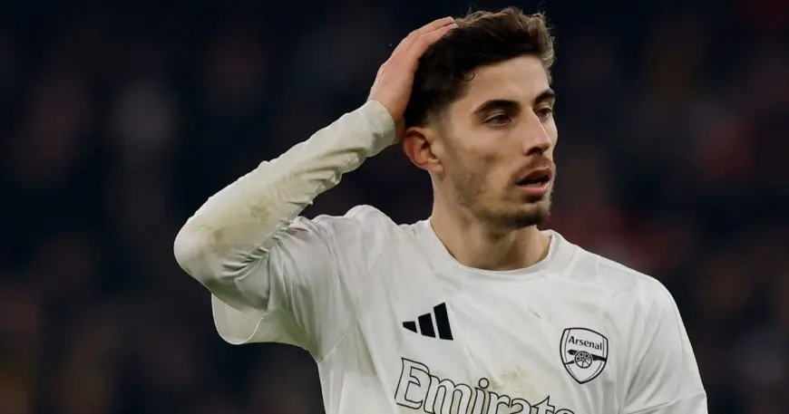 هافيرتز يغيب عن تدريبات أرسنال وسط توقعات باستمرار إصابته